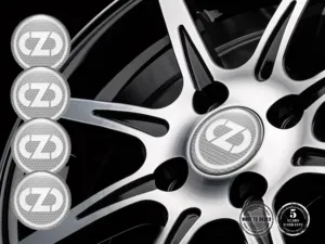 OZ Etiqueta Bombada Logo Pegatinas de Silicona Premium